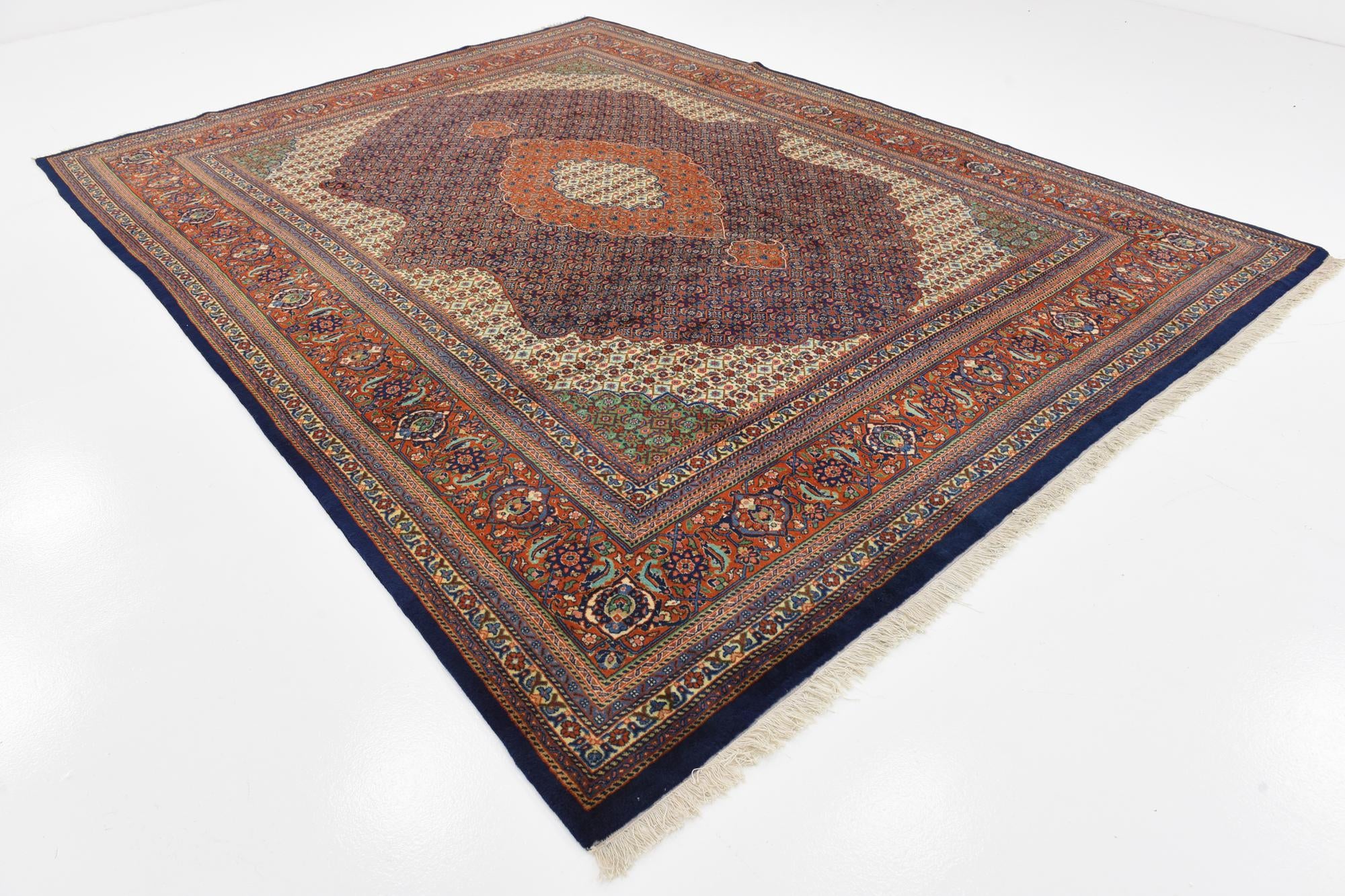 8' 4 x 10' 10 Hand Knotted Tabriz Persian Wool Rug