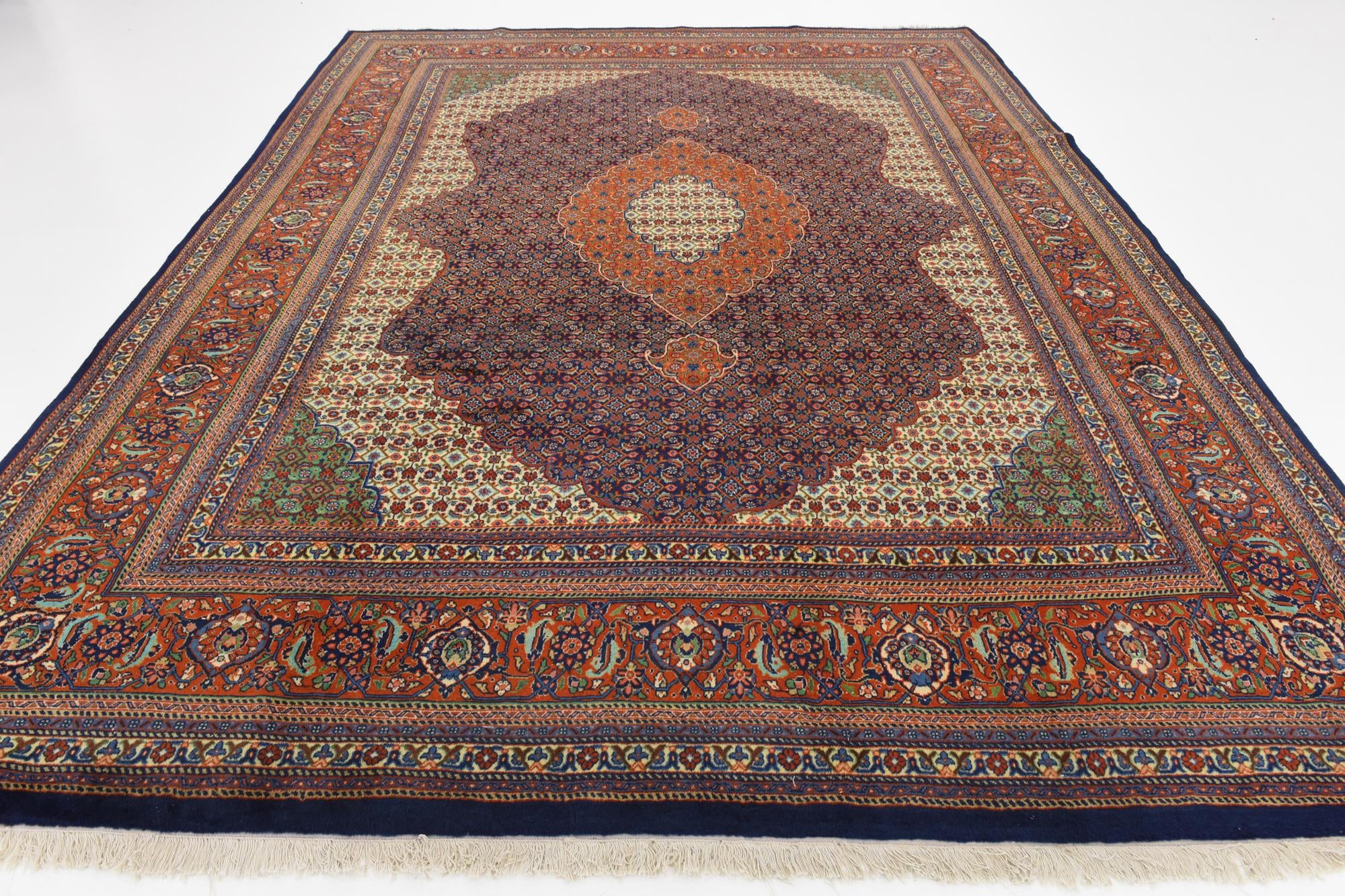 8' 4 x 10' 10 Hand Knotted Tabriz Persian Wool Rug