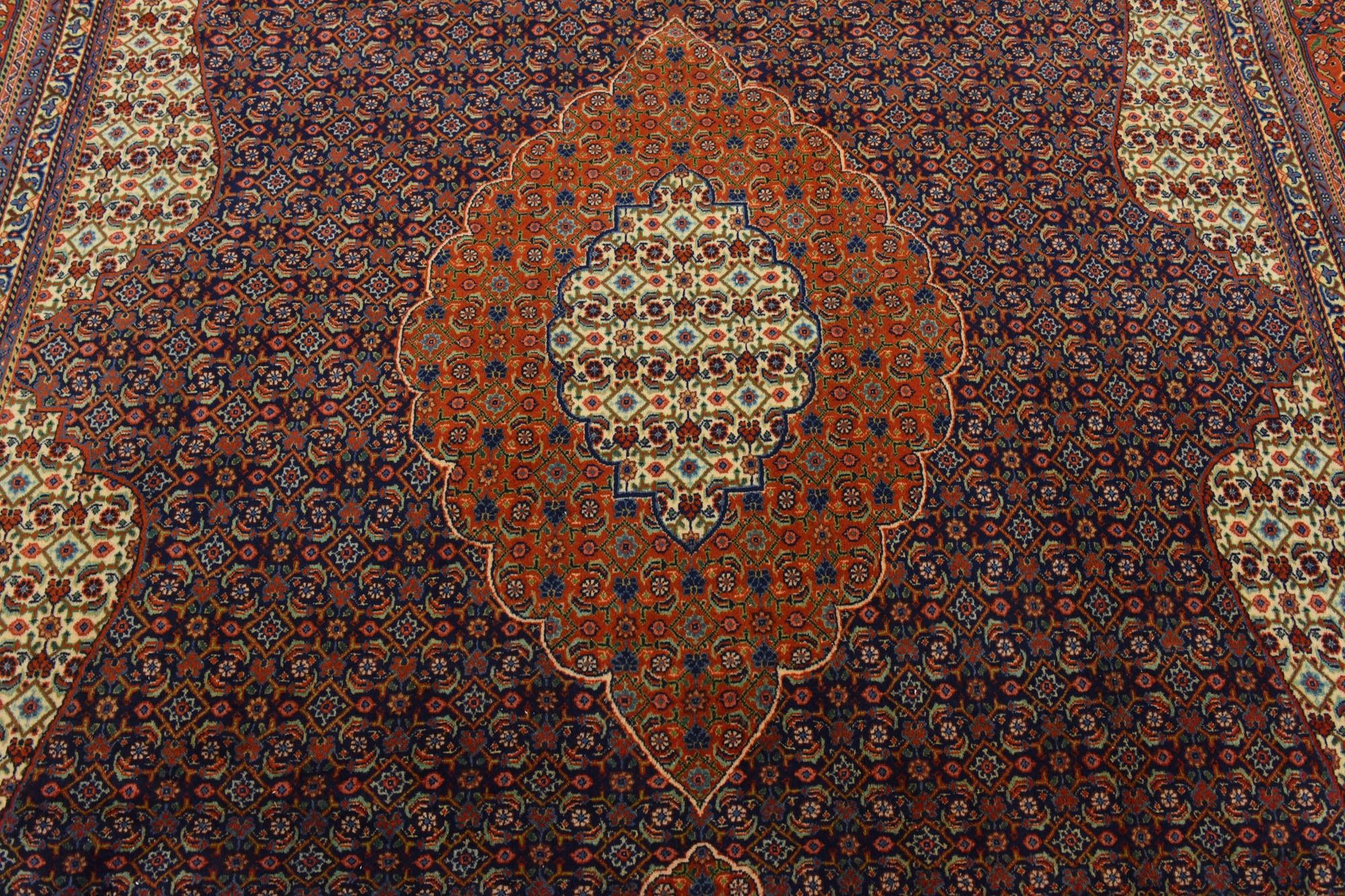 8' 4 x 10' 10 Hand Knotted Tabriz Persian Wool Rug