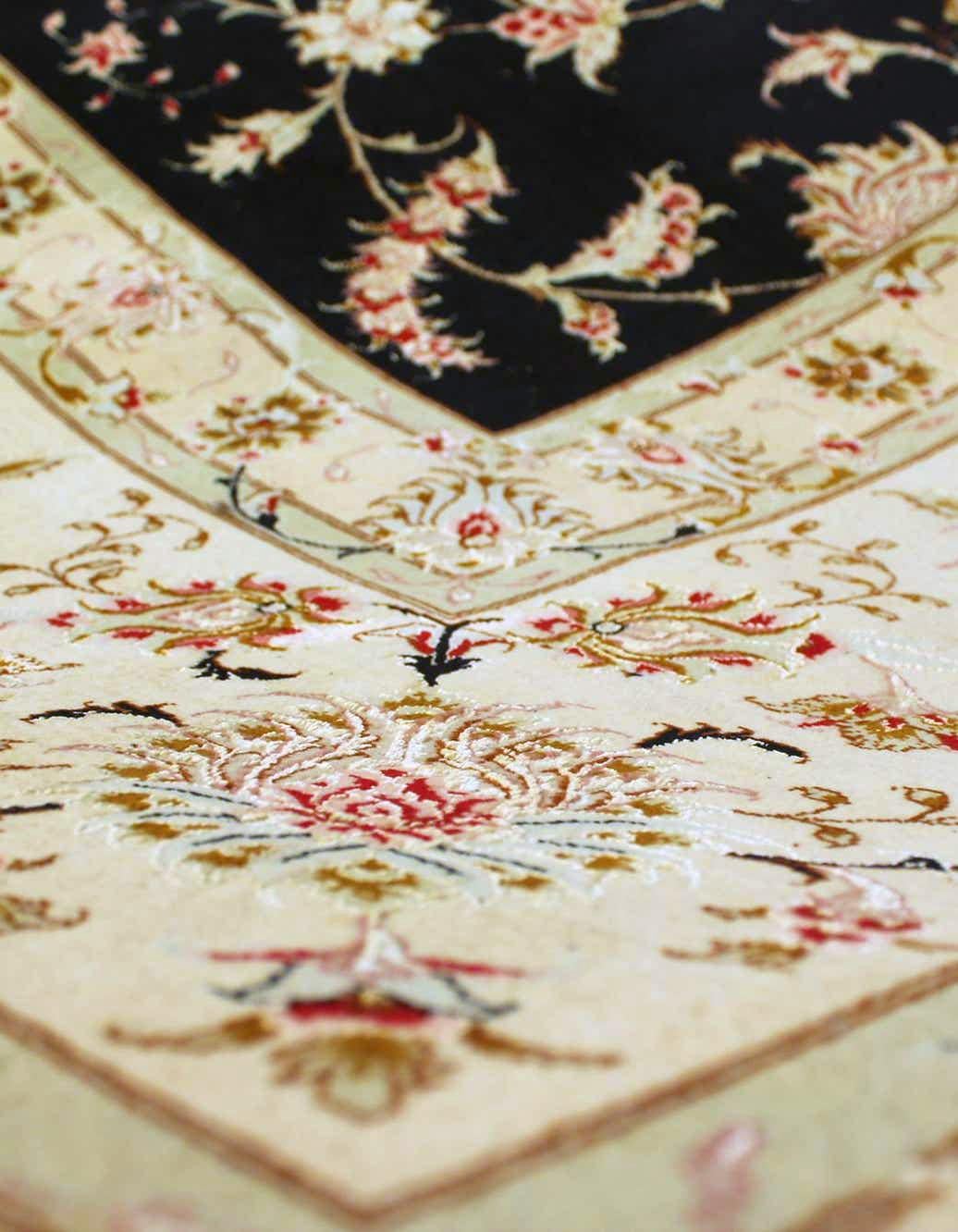 11' 5 x 14' 2 Hand Knotted Tabriz Persian Rug