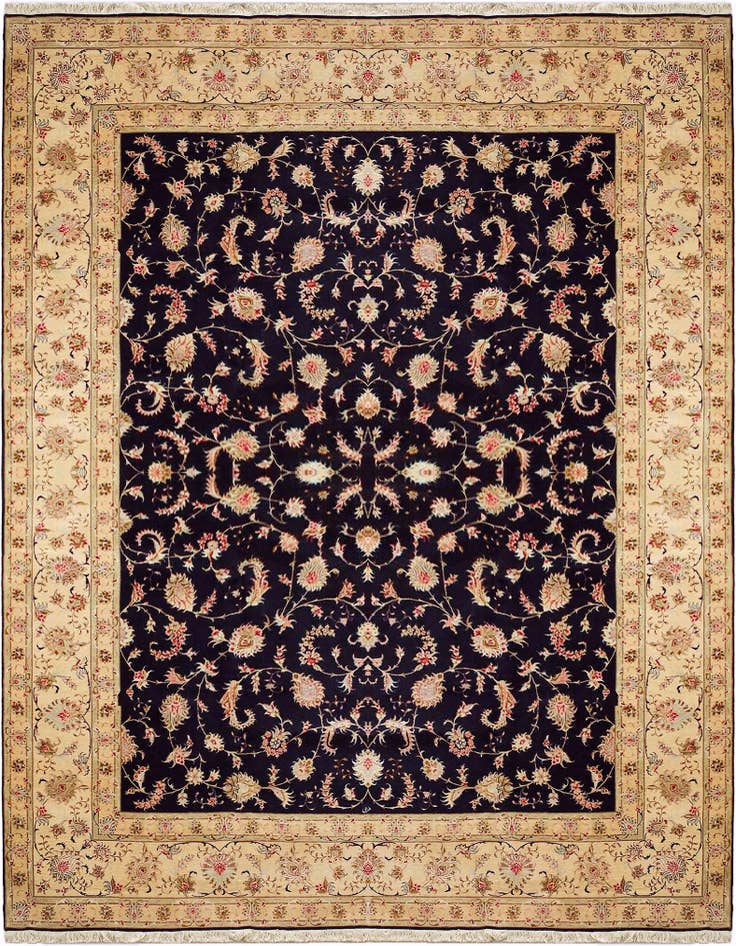 Detail image of 11' 5 x 14' 2 Hand Knotted Tabriz Persian Rug