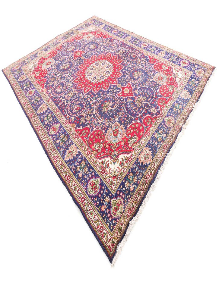 Detail image of 9' x 11' 8 Hand Knotted Tabriz Persian Wool Rug