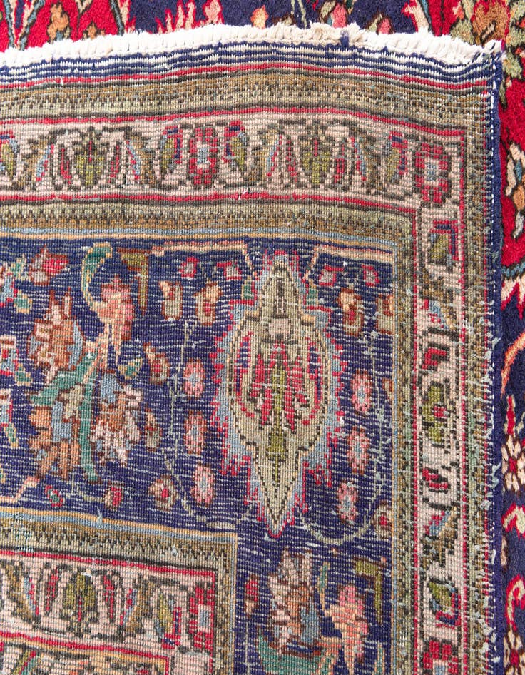 Detail image of 9' x 11' 8 Hand Knotted Tabriz Persian Wool Rug
