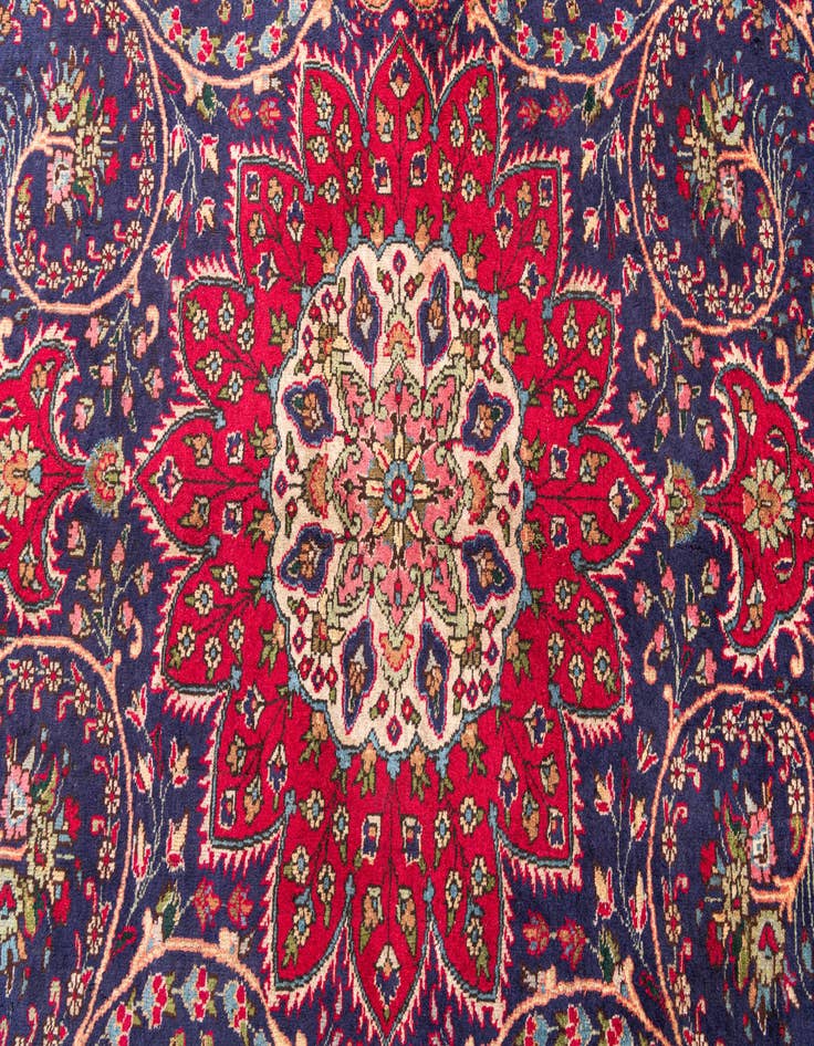 Detail image of 9' x 11' 8 Hand Knotted Tabriz Persian Wool Rug