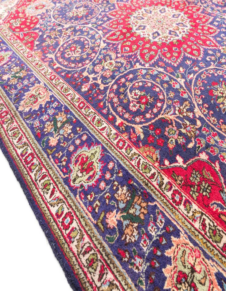 Detail image of 9' x 11' 8 Hand Knotted Tabriz Persian Wool Rug