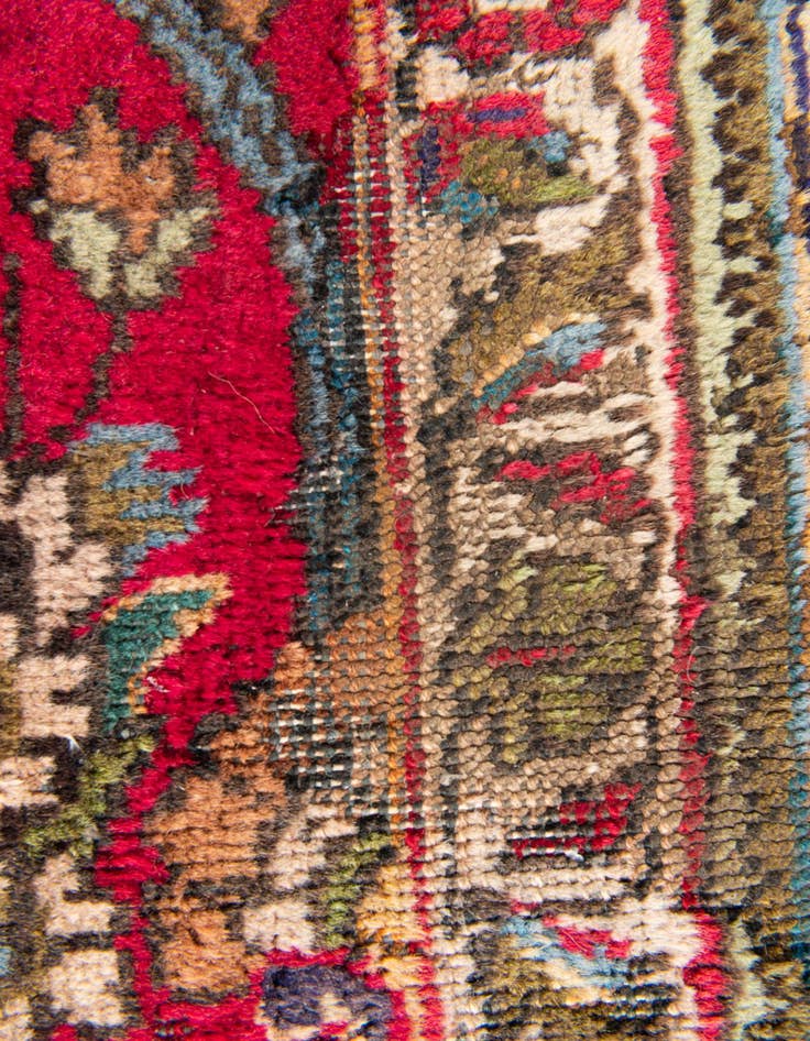 Detail image of 9' x 11' 8 Hand Knotted Tabriz Persian Wool Rug