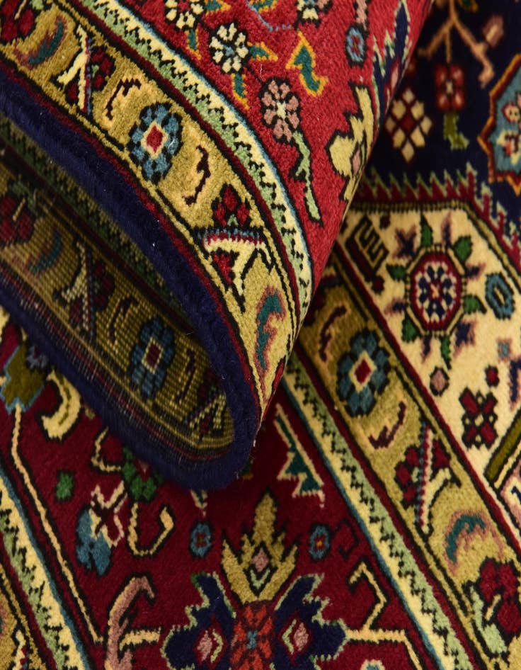 Detail image of 6' 7 x 9' 5 Hand Knotted Tabriz Persian Wool Rug