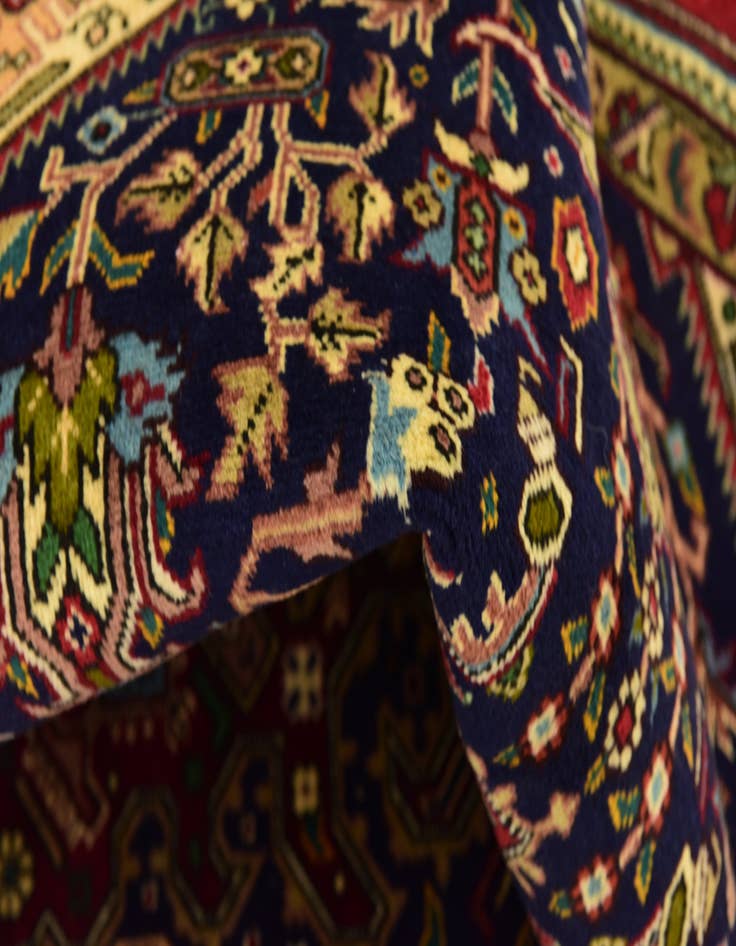 Detail image of 6' 7 x 9' 5 Hand Knotted Tabriz Persian Wool Rug