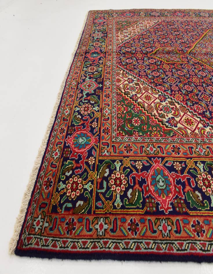 Detail image of 6' 6 x 9' 4 Hand Knotted Tabriz Persian Wool Rug