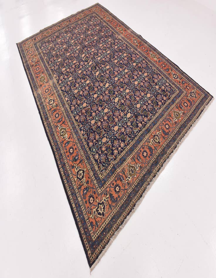 Detail image of 7' 6 x 11' Hand Knotted Tabriz Persian Wool Rug