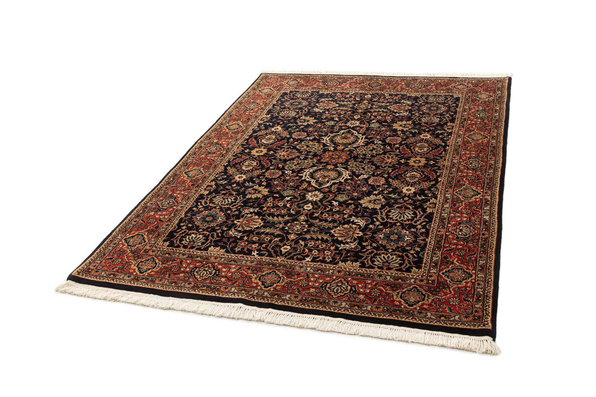 5' 8 x 7' 8 Hand Knotted Tabriz Oriental Wool Rug
