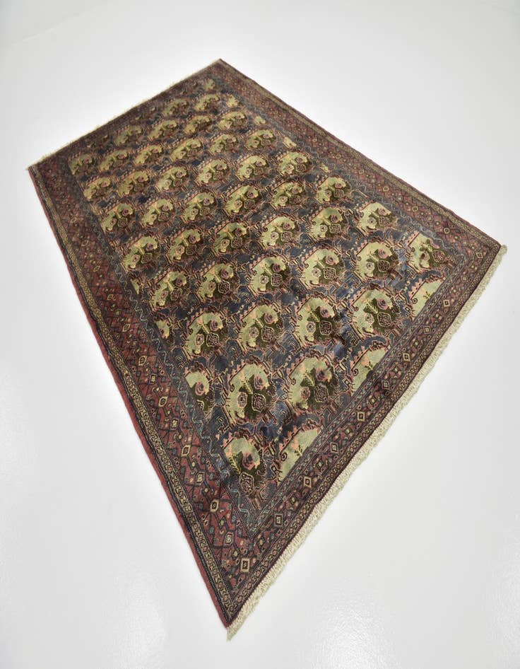 Detail image of 6' 5 x 9' 6  Hand Knotted Tabriz Persian Wool Rug