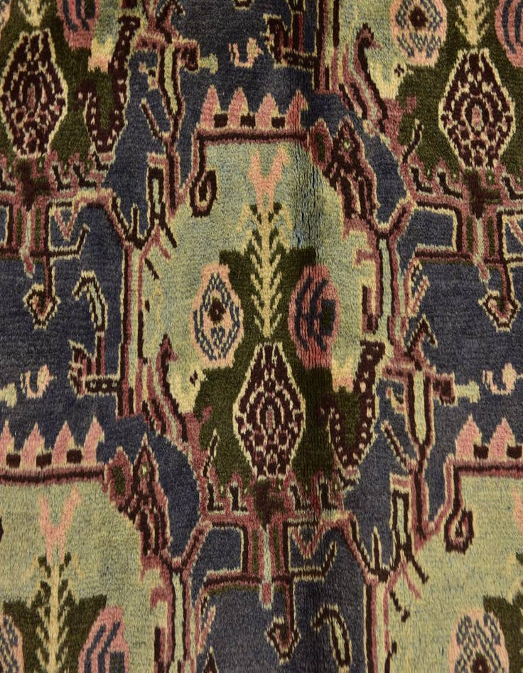 Detail image of 6' 5 x 9' 6  Hand Knotted Tabriz Persian Wool Rug