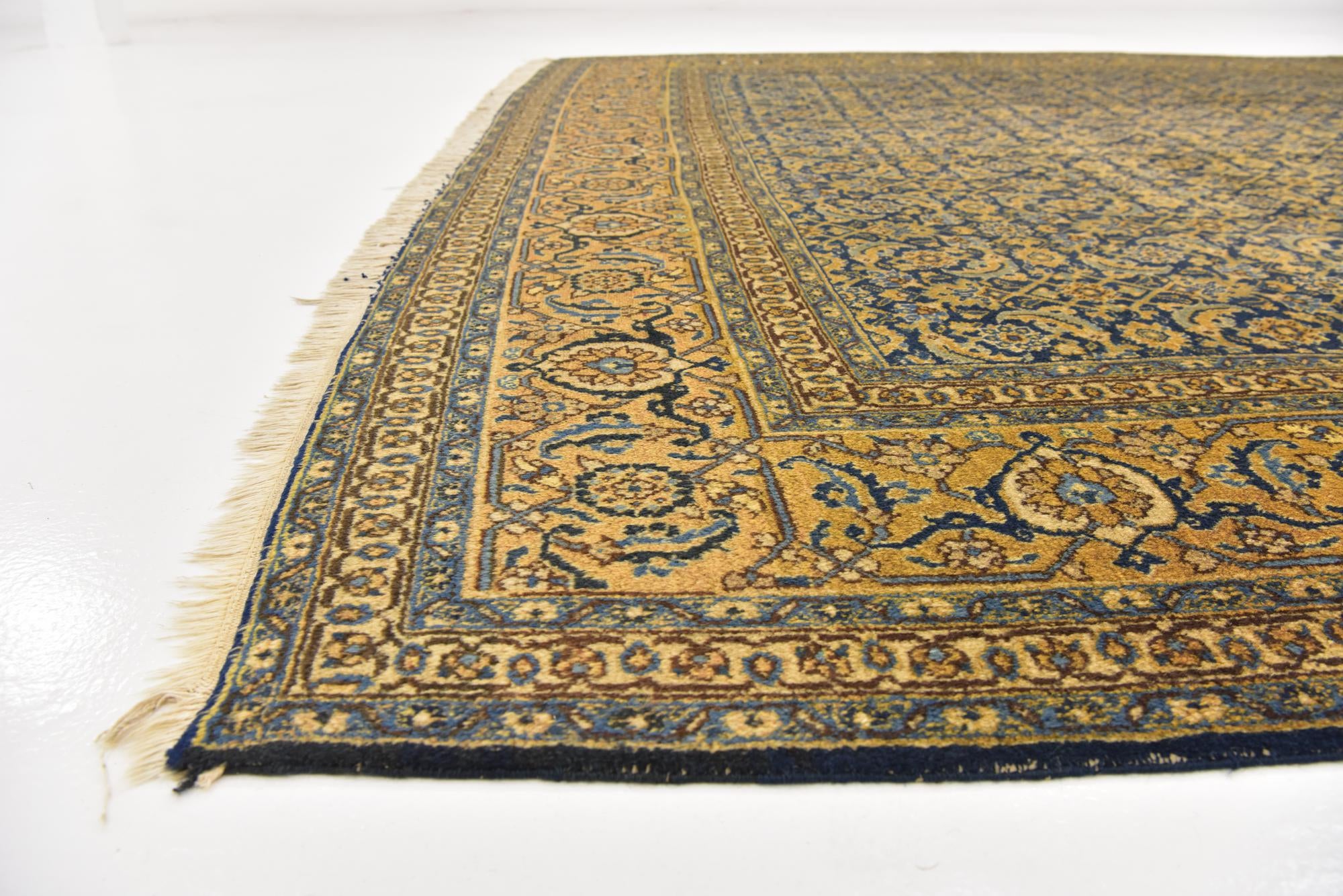 9' 4 x 12' Hand Knotted Tabriz Persian Wool Rug