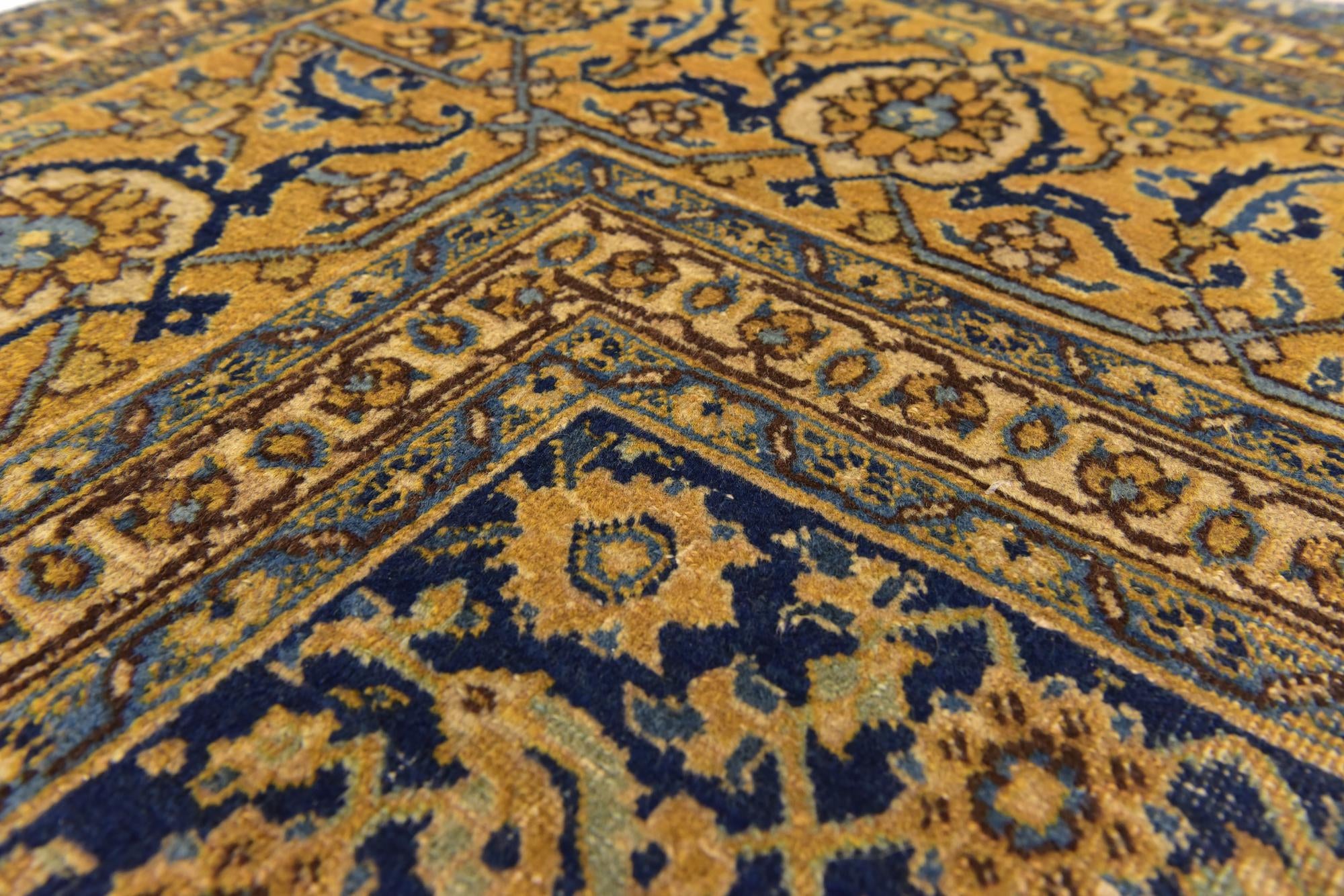 9' 4 x 12' Hand Knotted Tabriz Persian Wool Rug