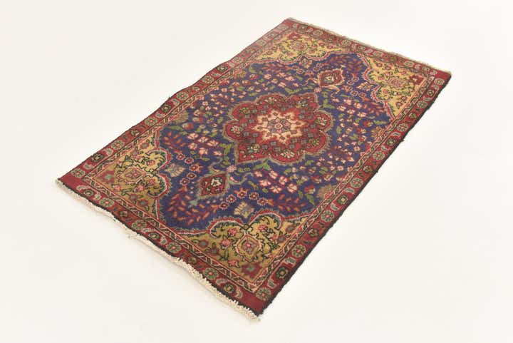 2' 10 x 4' 9 Hand Knotted Tabriz Persian Wool Rug