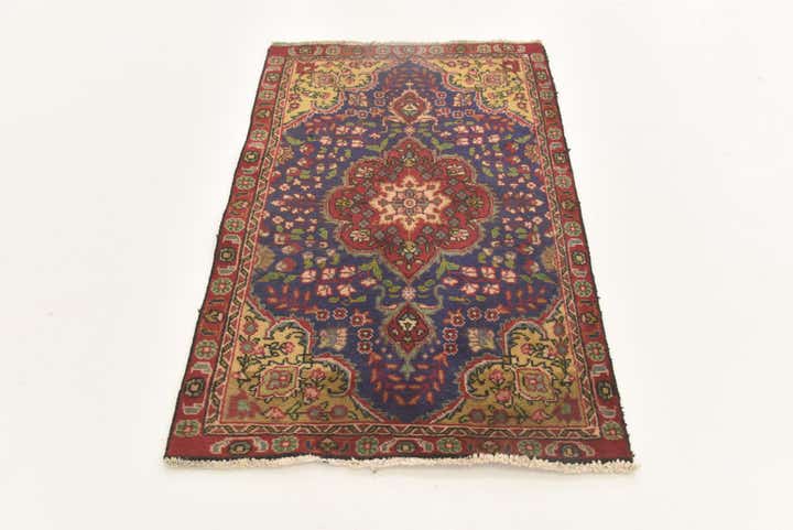 2' 10 x 4' 9 Hand Knotted Tabriz Persian Wool Rug