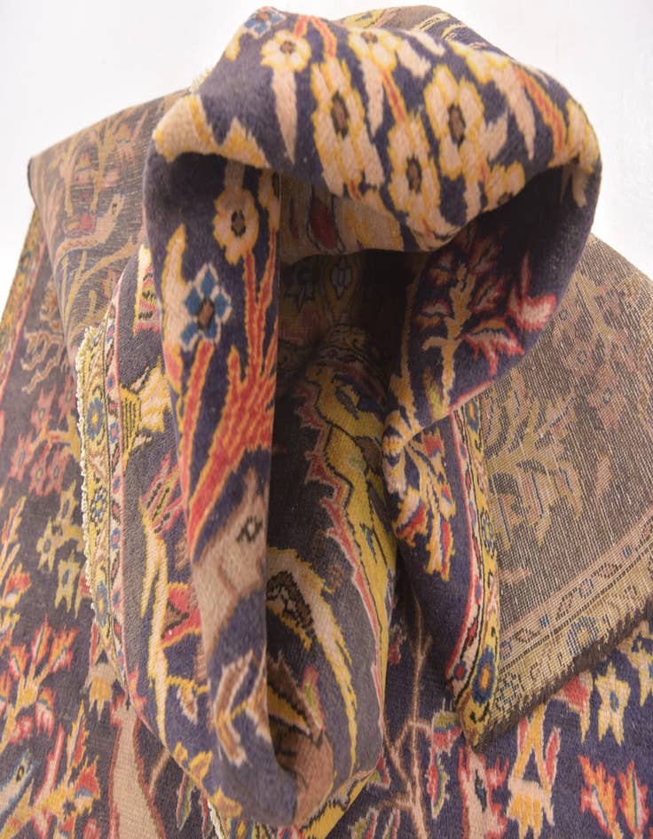 Detail image of 3' 8 x 6' 9 Hand Knotted Tabriz Persian Wool Rug