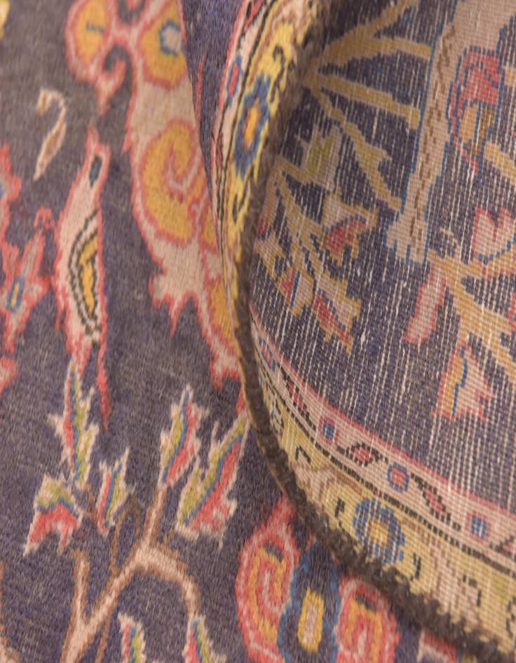 Detail image of 3' 8 x 6' 9 Hand Knotted Tabriz Persian Wool Rug