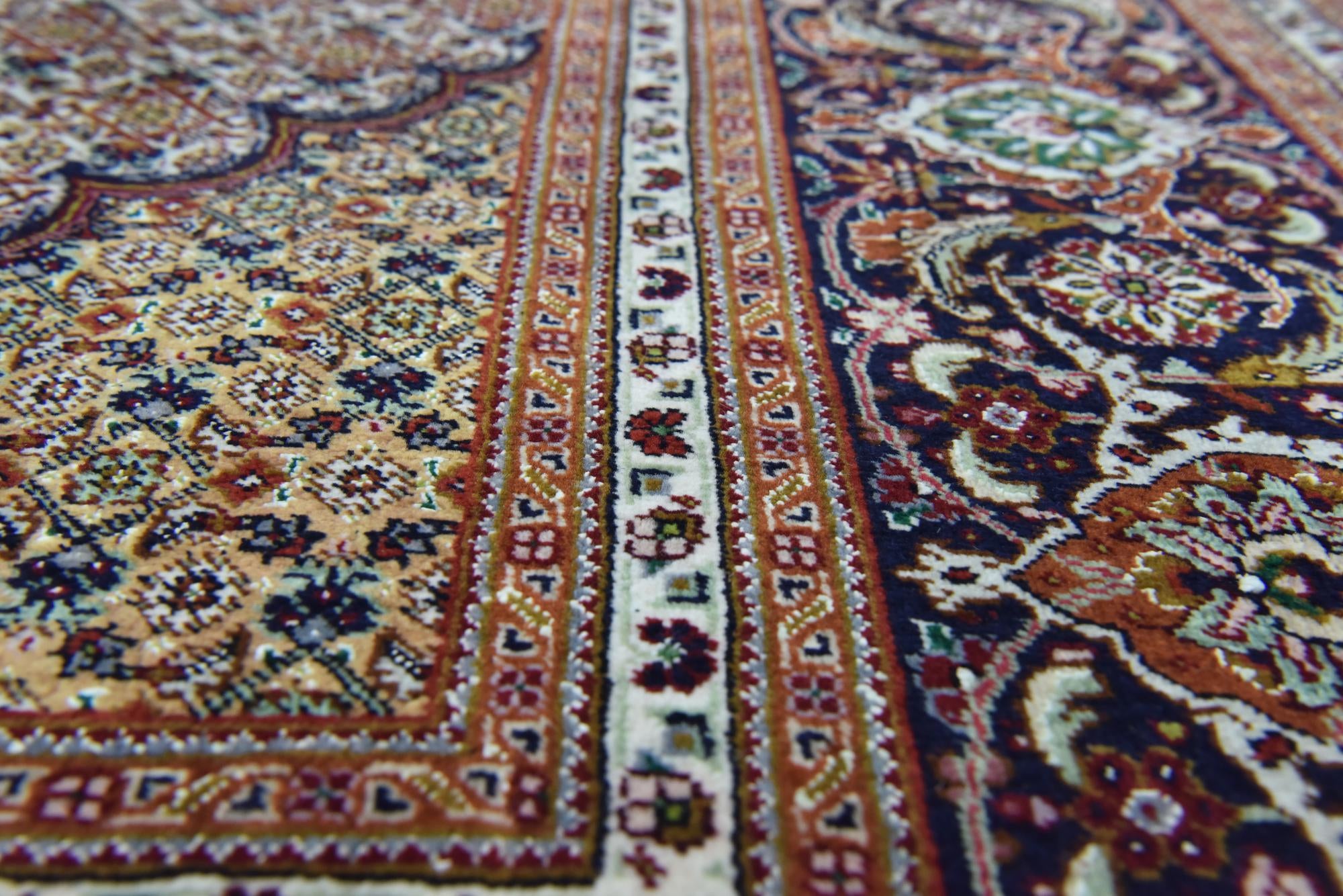 6' 9 x 9' 6 Hand Knotted Tabriz Persian Rug