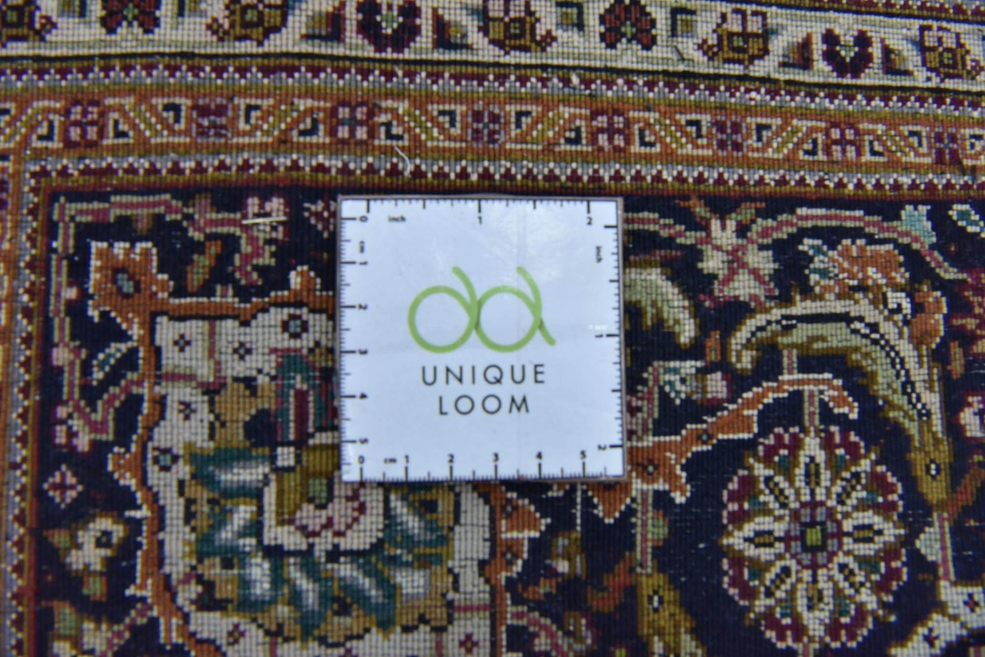 6' 9 x 9' 6 Hand Knotted Tabriz Persian Rug