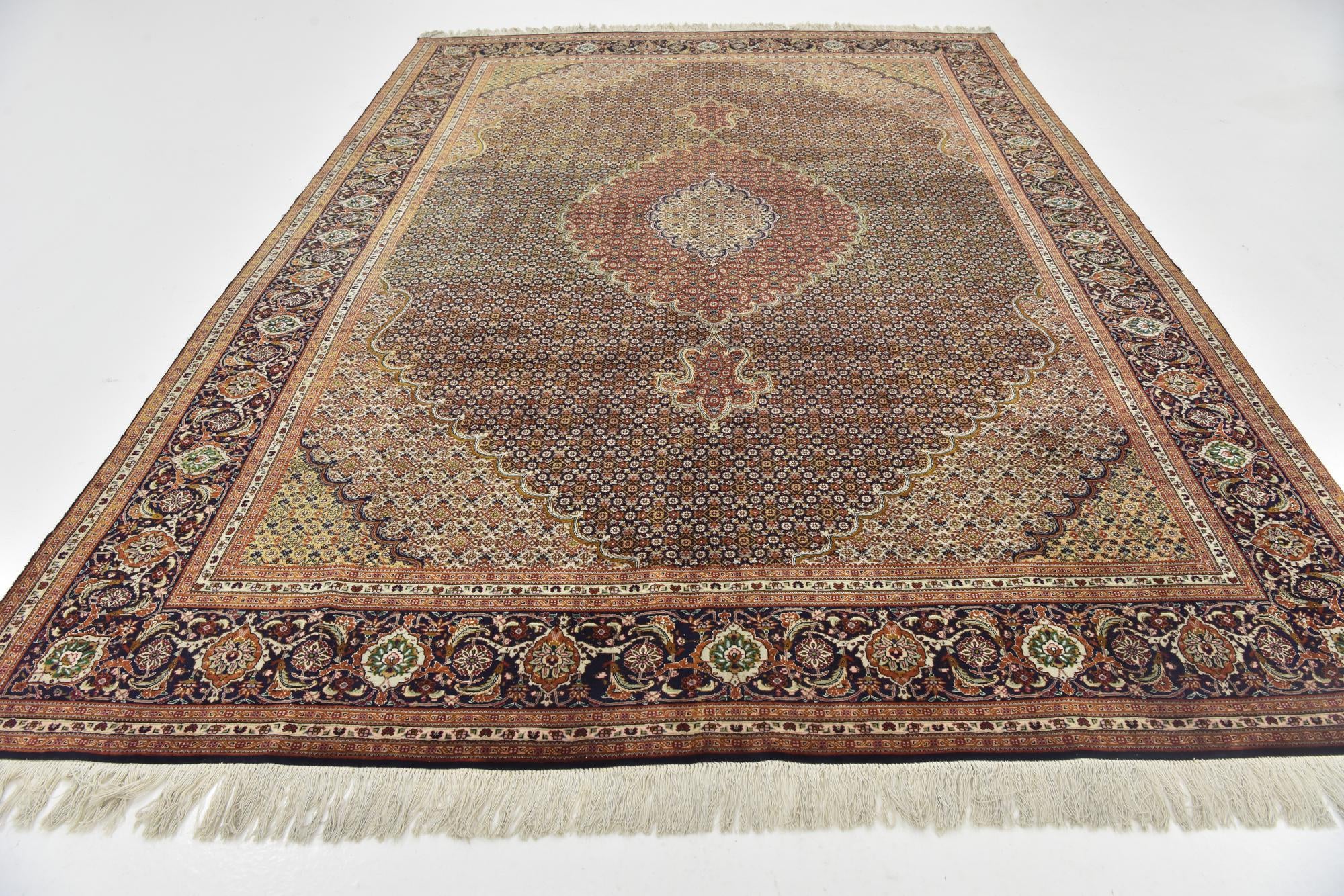 6' 9 x 9' 6 Hand Knotted Tabriz Persian Rug