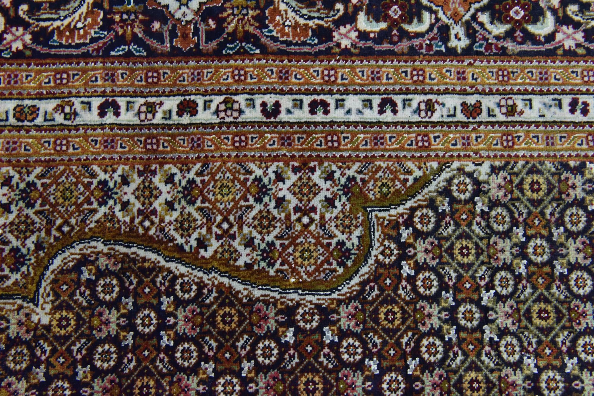6' 9 x 9' 6 Hand Knotted Tabriz Persian Rug