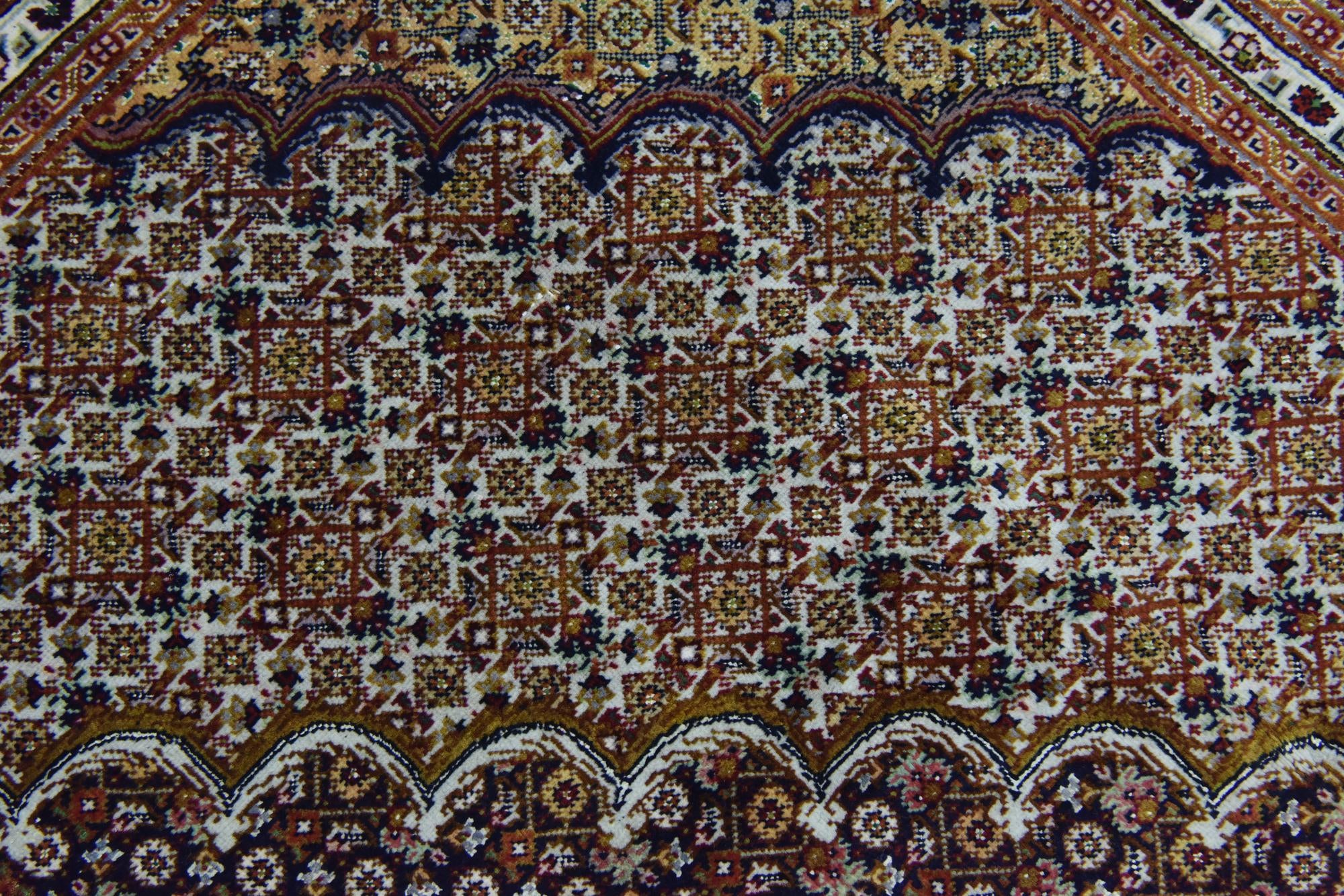 6' 9 x 9' 6 Hand Knotted Tabriz Persian Rug