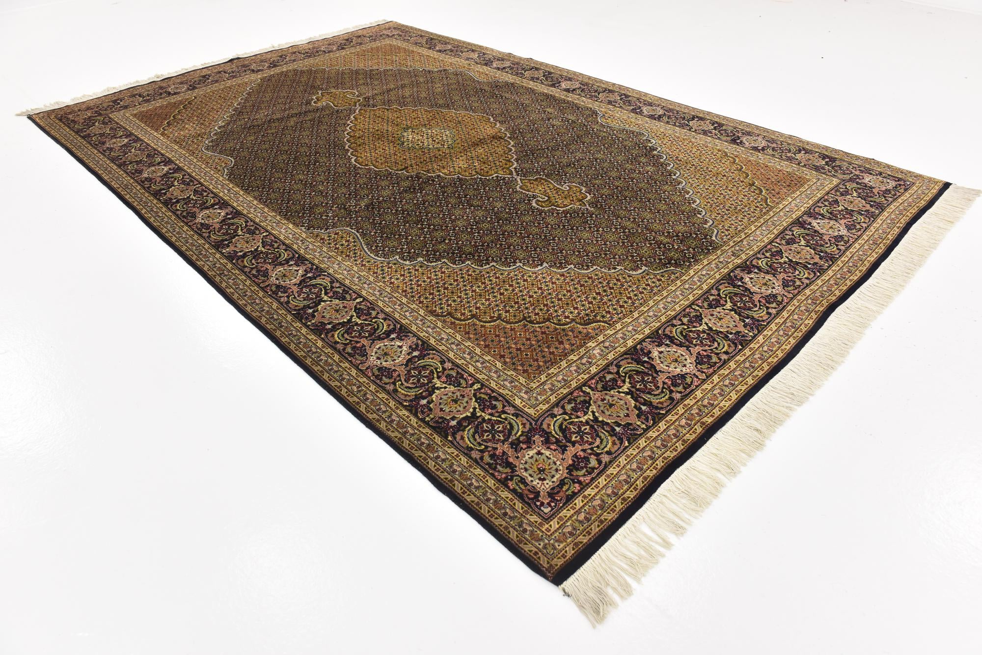 6' 8 x 9' 10 Hand Knotted Tabriz Persian Rug