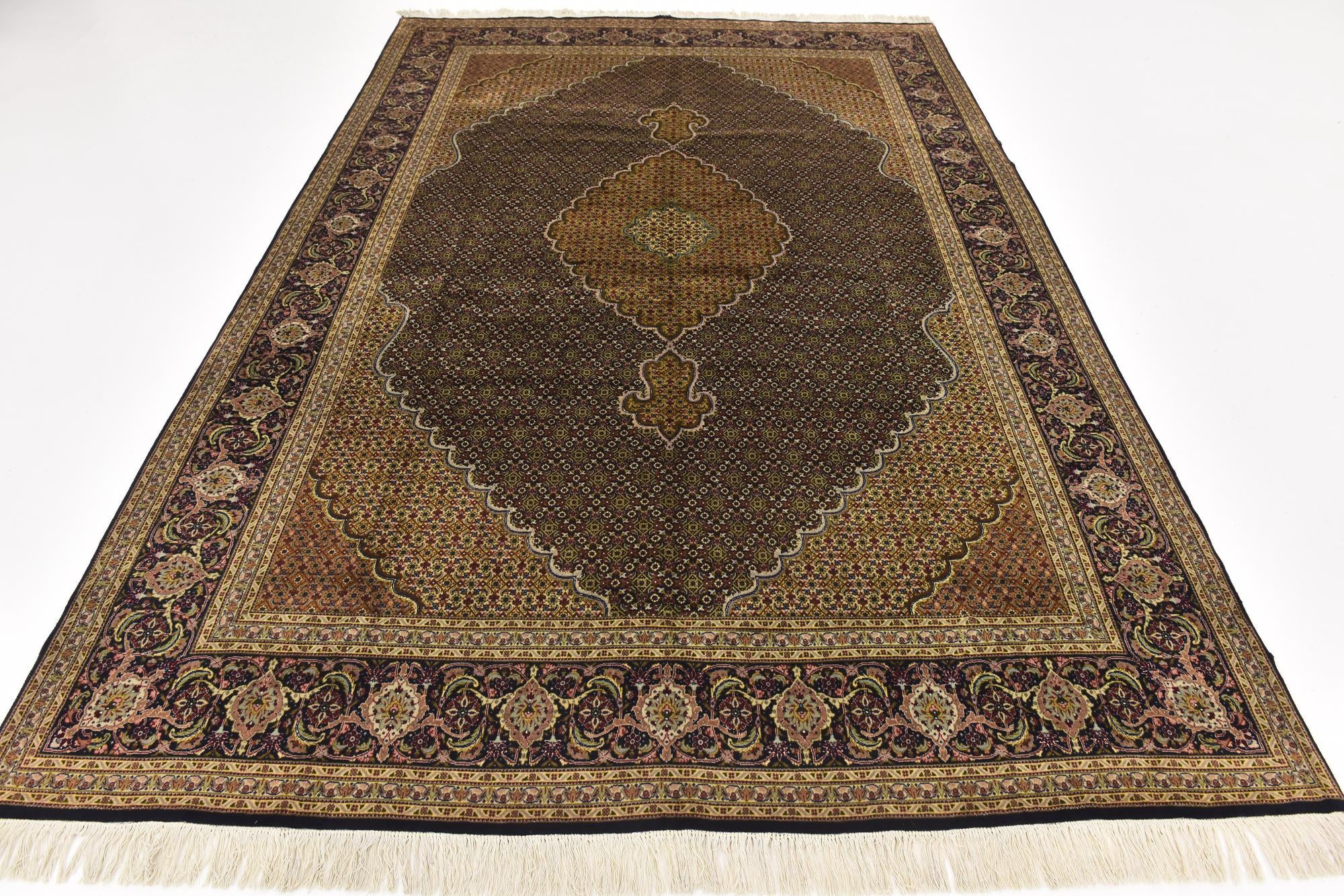 6' 8 x 9' 10 Hand Knotted Tabriz Persian Rug