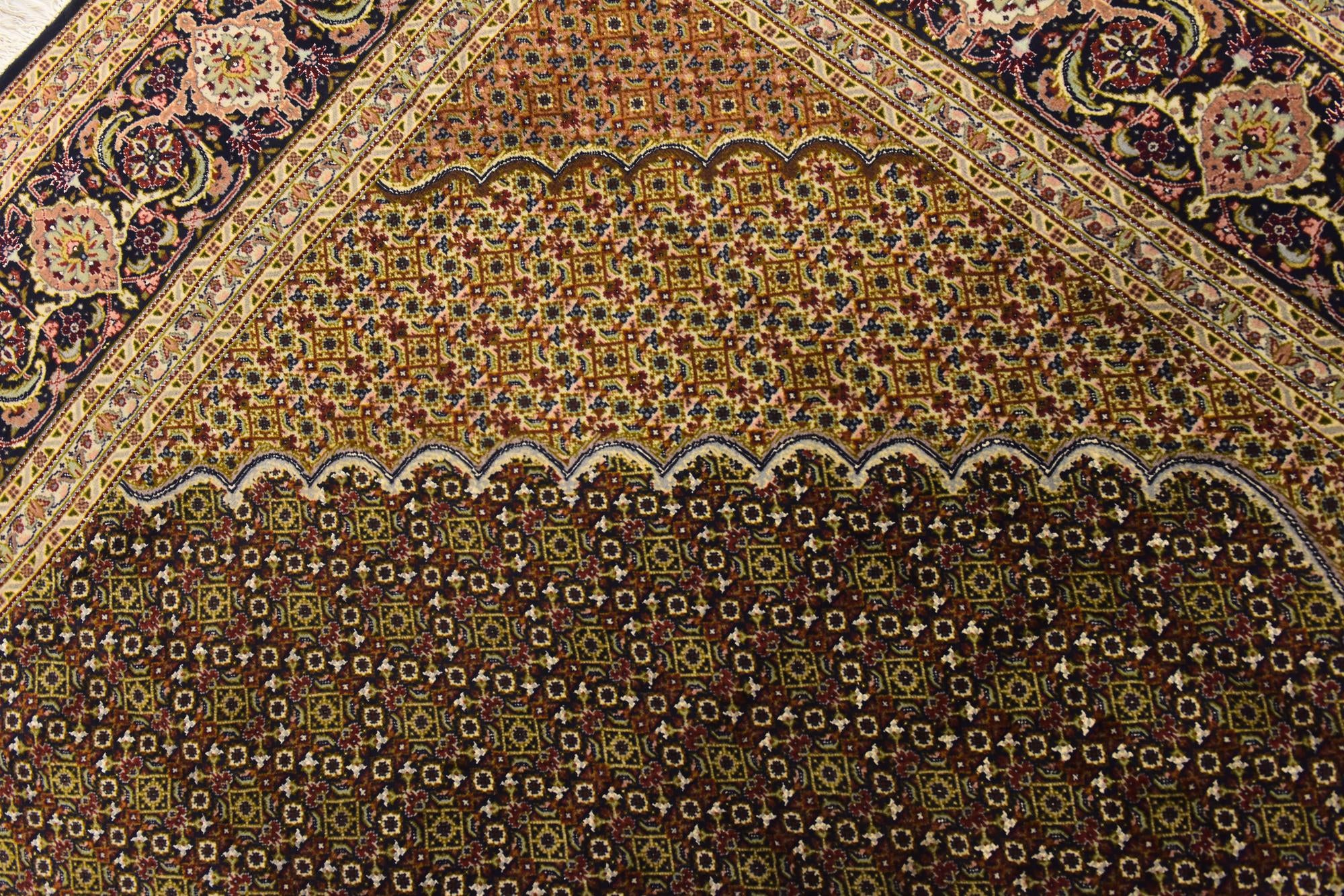 6' 8 x 9' 10 Hand Knotted Tabriz Persian Rug