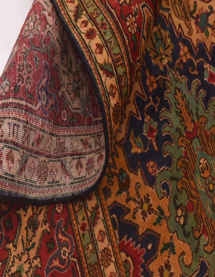 Detail image of 9' 9 x 12' 7 Hand Knotted Tabriz Persian Wool Rug