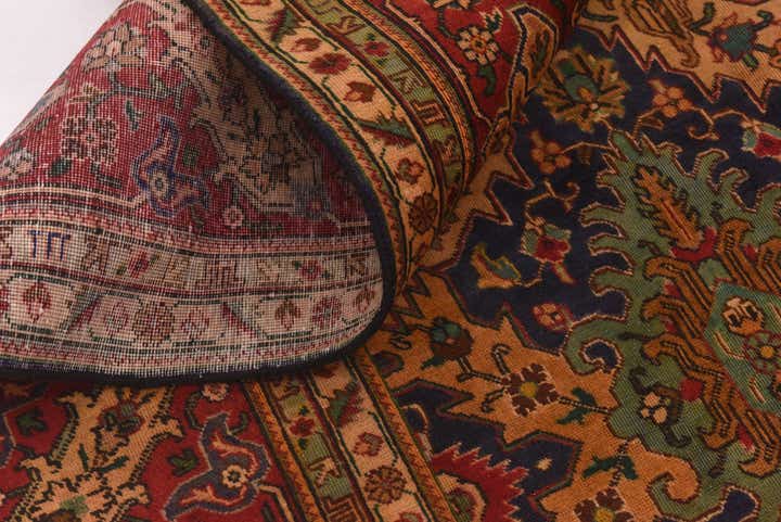 9' 9 x 12' 7 Hand Knotted Tabriz Persian Wool Rug