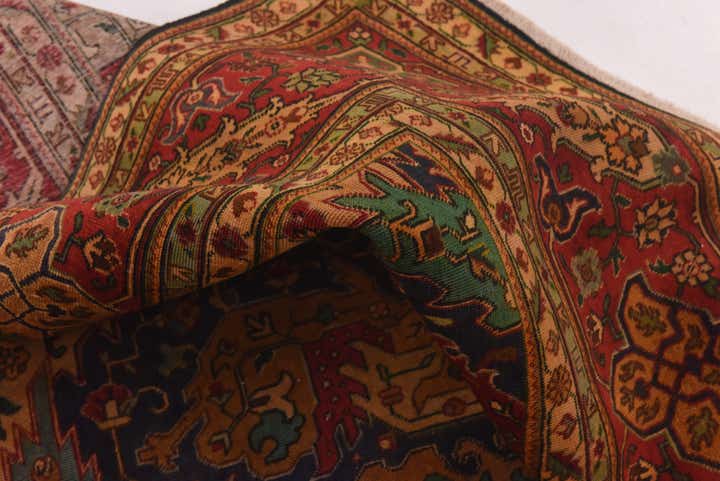 9' 9 x 12' 7 Hand Knotted Tabriz Persian Wool Rug