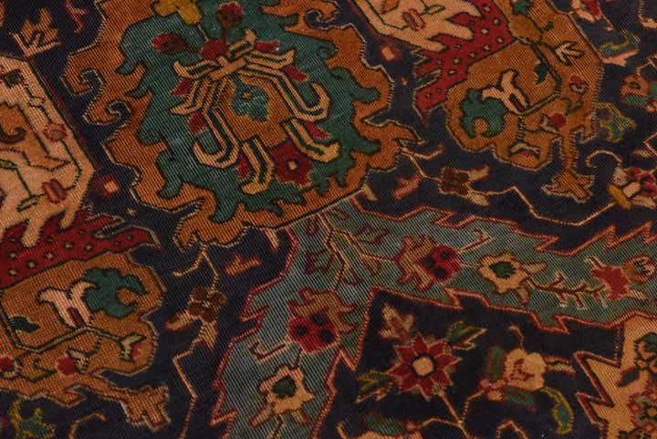 9' 9 x 12' 7 Hand Knotted Tabriz Persian Wool Rug