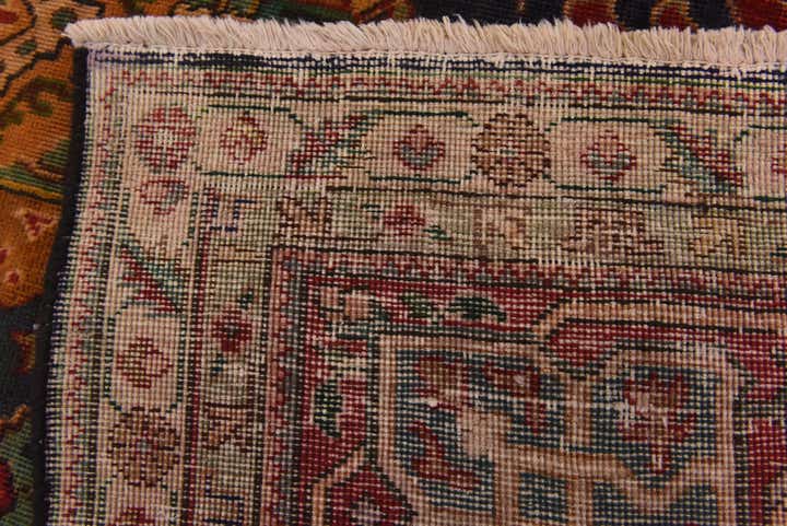 9' 9 x 12' 7 Hand Knotted Tabriz Persian Wool Rug