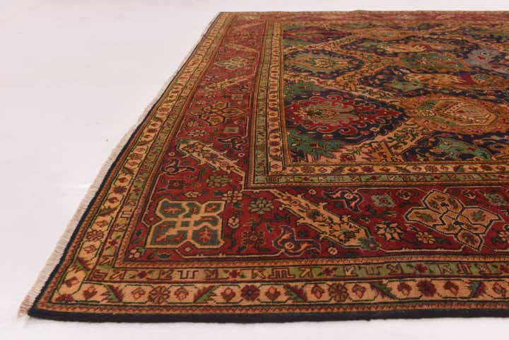 9' 9 x 12' 7 Hand Knotted Tabriz Persian Wool Rug
