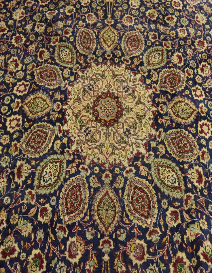 Detail image of 10' x 13' Hand Knotted Tabriz Persian Wool Rug