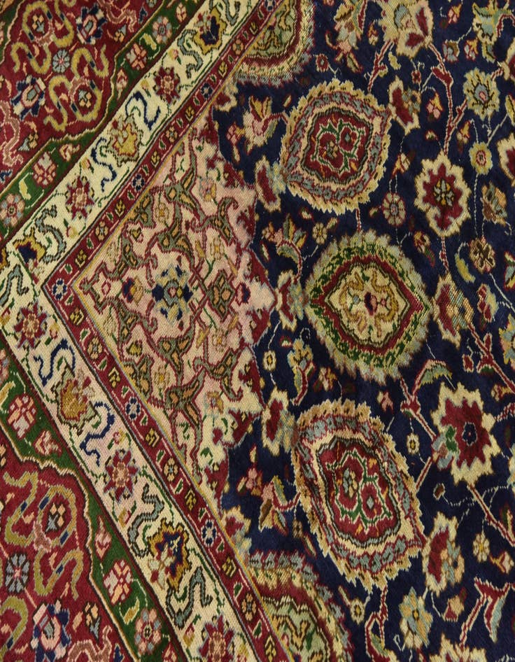 Detail image of 10' x 13' Hand Knotted Tabriz Persian Wool Rug