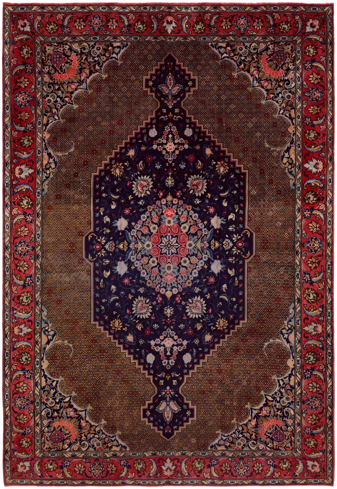 6' 8 x 9' 5 Tabriz Wool Rug