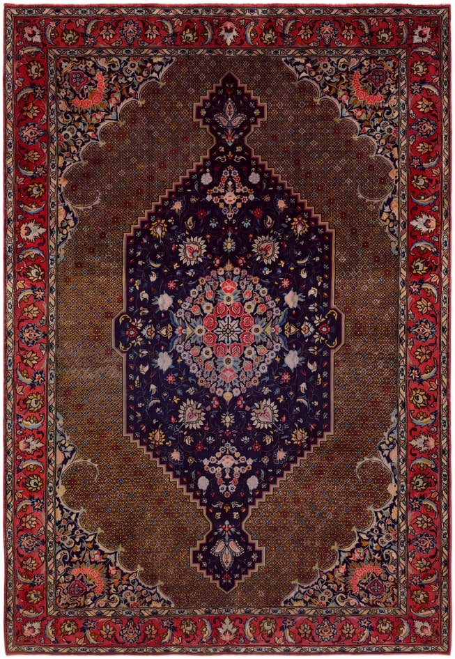 Detail image of 205cm x 285cm Tabriz Alfombra Lana