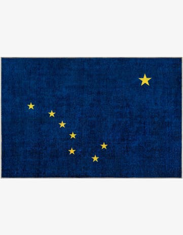 4' x 6' Alaska The Flag Collection Rug