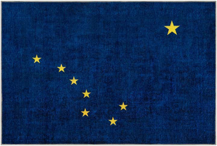 7' x 10' Alaska The Flag Collection Rug