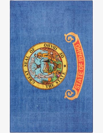 5' x 8' Idaho The Flag Collection Rug