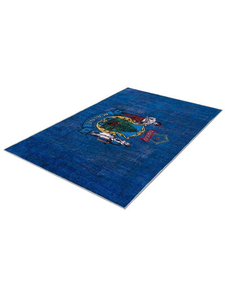 4' x 6' Maine The Flag Collection Rug