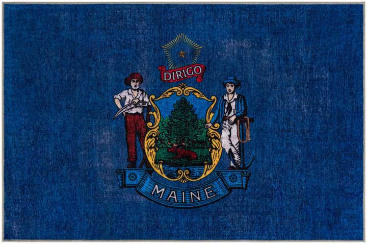7' x 10' Maine The Flag Collection Rug
