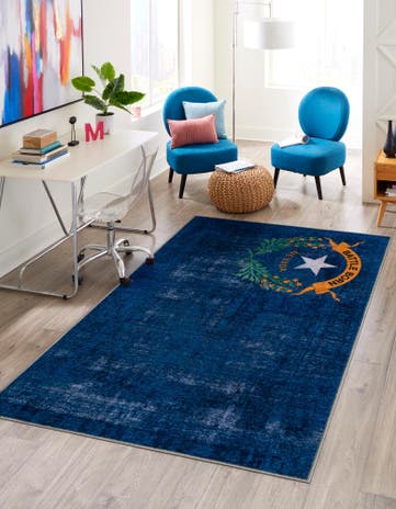 2' x 3' Nevada The Flag Collection Rug