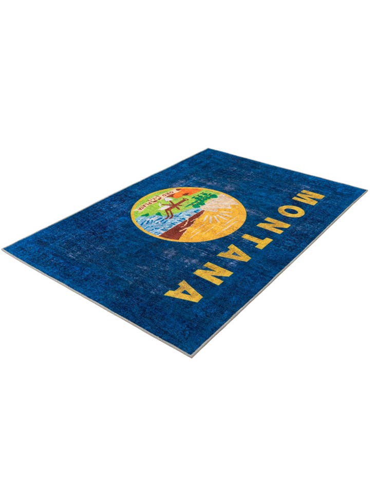 Detail image of 4' x 6' Montana The Flag Collection Rug