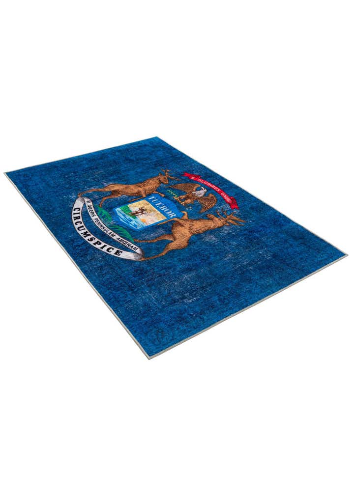 4' x 6' Michigan The Flag Collection Rug
