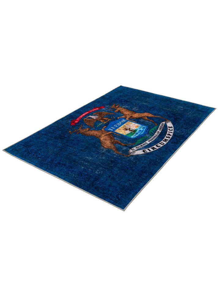 4' x 6' Michigan The Flag Collection Rug